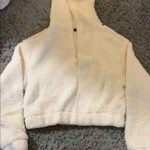 Sherpa Cropped Hoodie